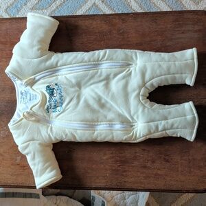 Baby Merlin’s Magic Sleepsuit Yellow Size Small 3-6 Months 12-18 Lbs